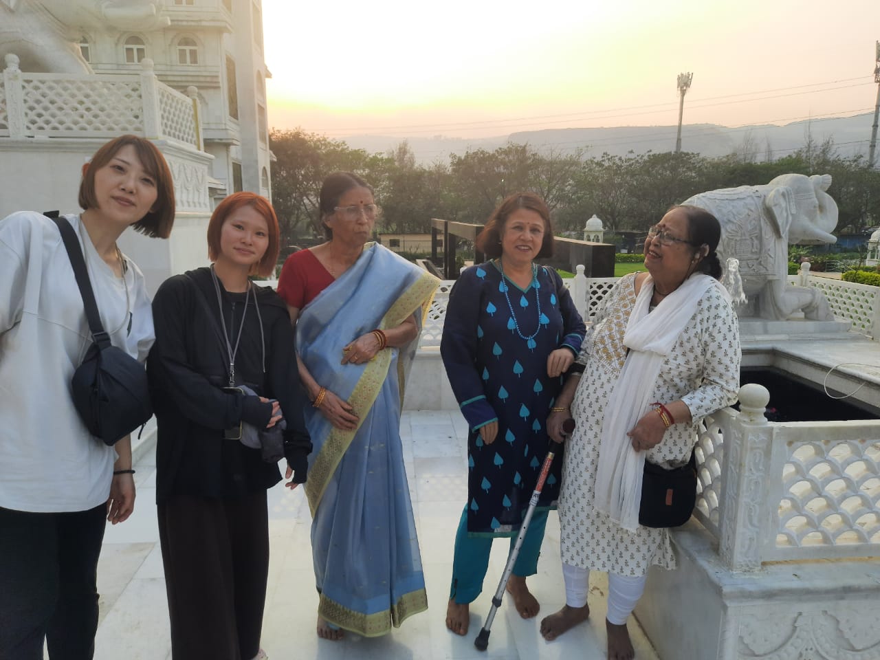 ISCON Temple Kharghar, New Mumbai Visit by International Social Workers