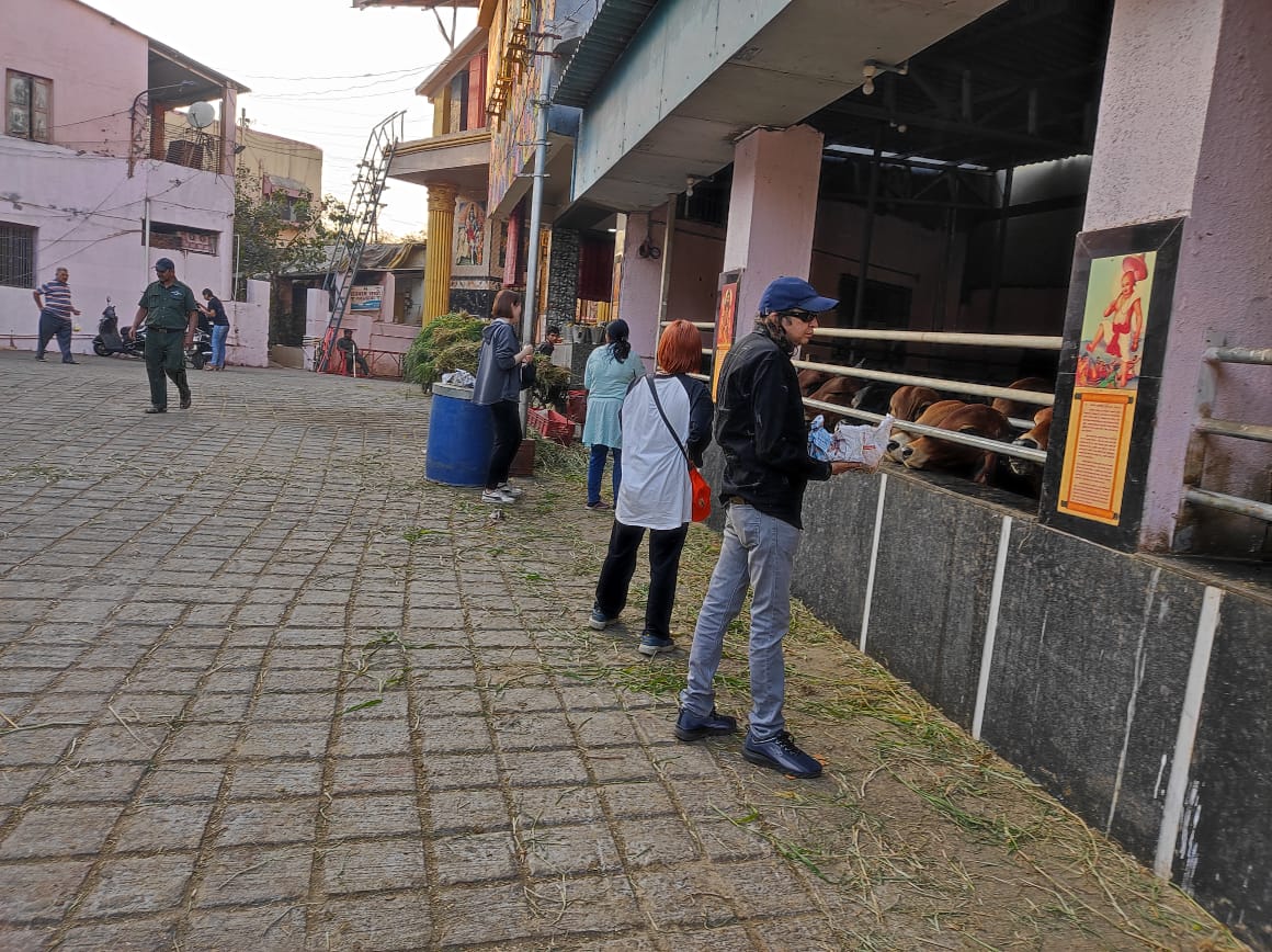Japanese Social Workers Visited at Swami Shanti Prakash Gaushala
