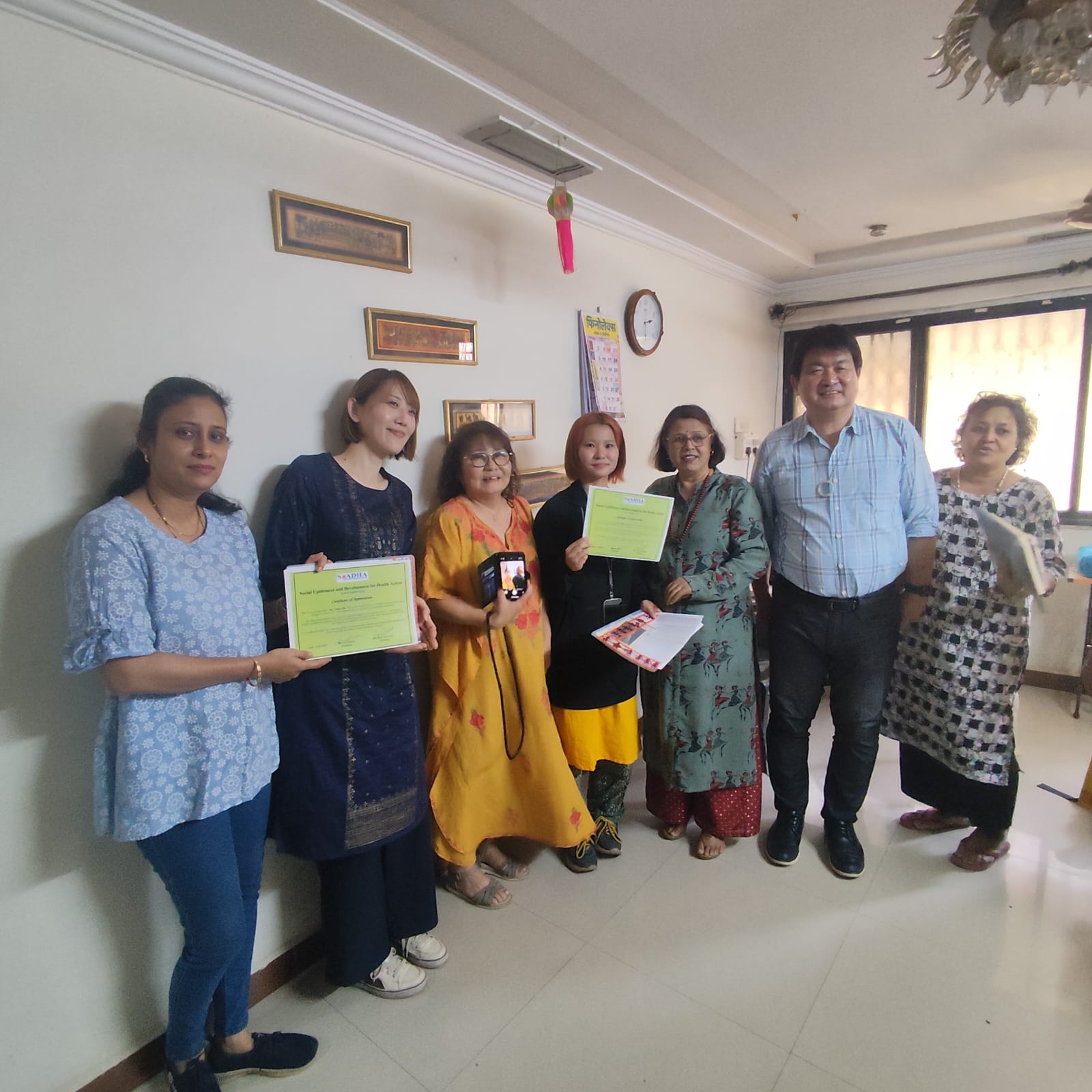 Farewell & Evaluation to Japanese Social Workers Visited at SUADHA