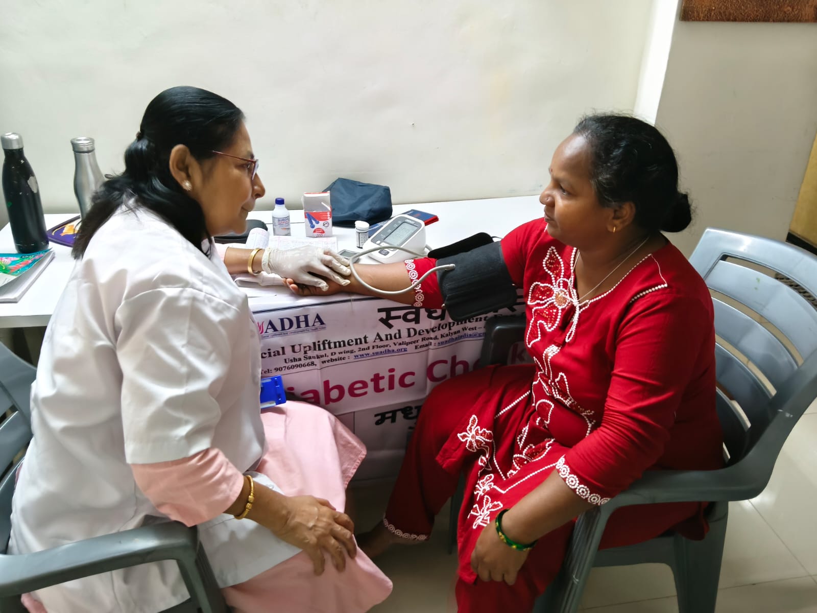 Suadha NGO's World Diabetes Day Camp 2025 in Kalyan.