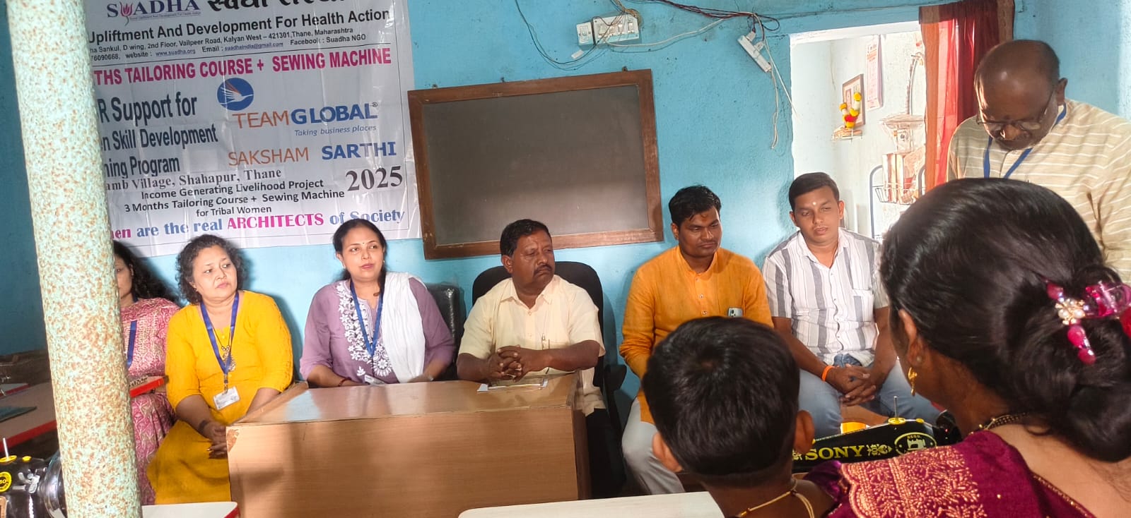 SUADHA NGO Launches Tailoring Course for Tribal Women in Dolkhamb.