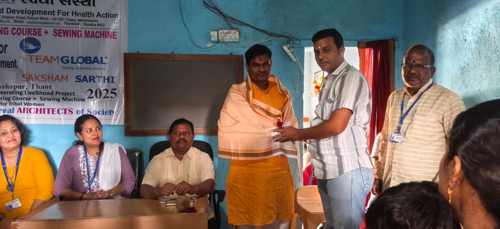 SUADHA NGO Launches Tailoring Course for Tribal Women in Dolkhamb.