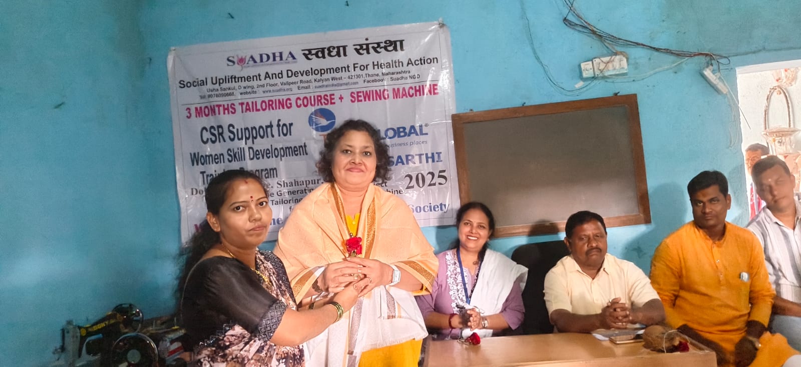 SUADHA NGO Launches Tailoring Course for Tribal Women in Dolkhamb.