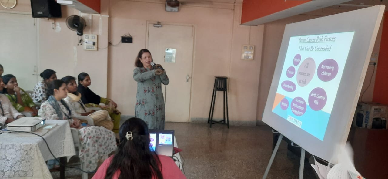 Awareness Advocacy Session on 'Breast Cancer & Emotional Wellbeing' for the YWCA Nursing Student