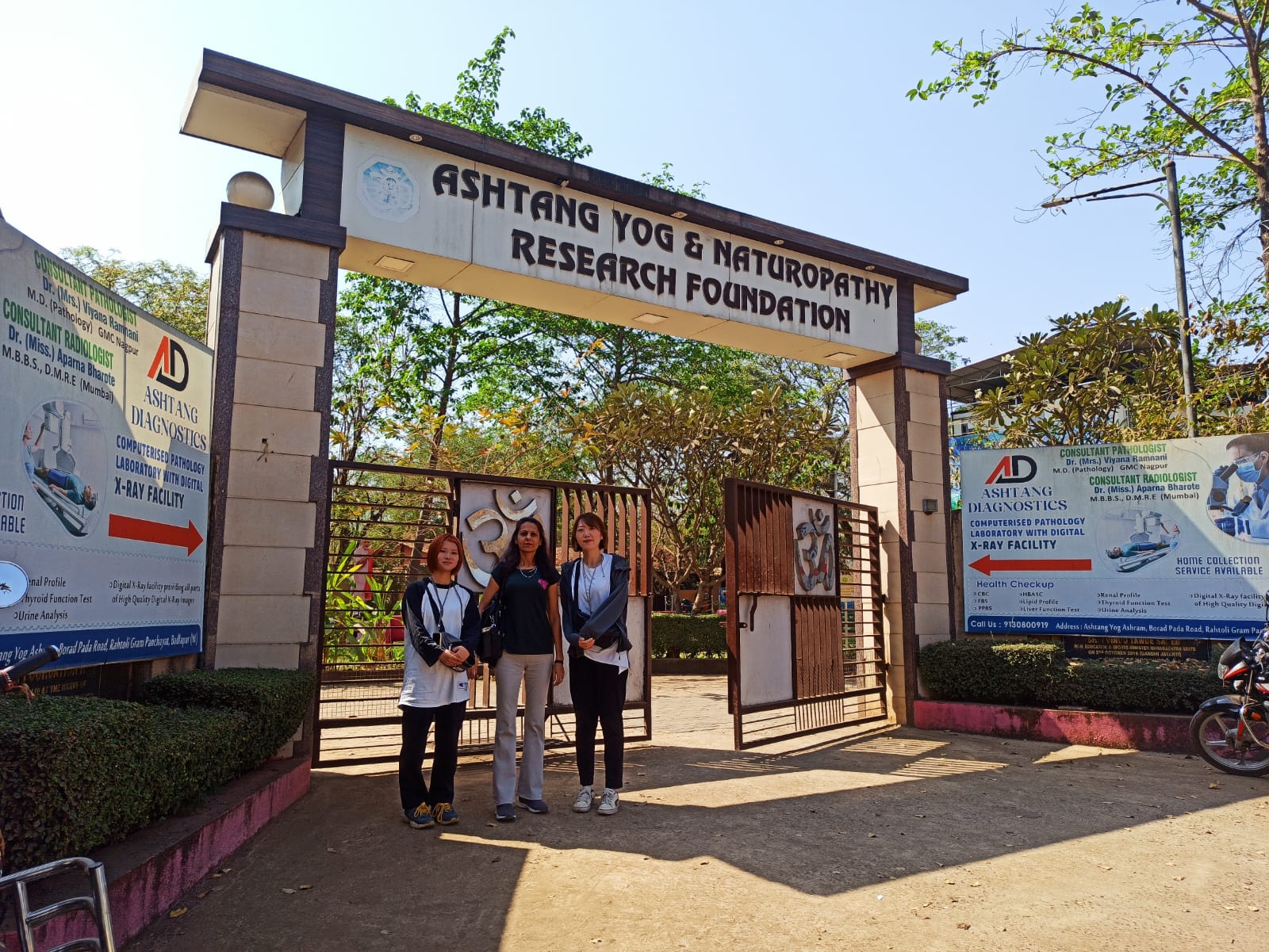 Japanese Social Workers Visited at Ashtang Yog & Naturothy Research Foundation