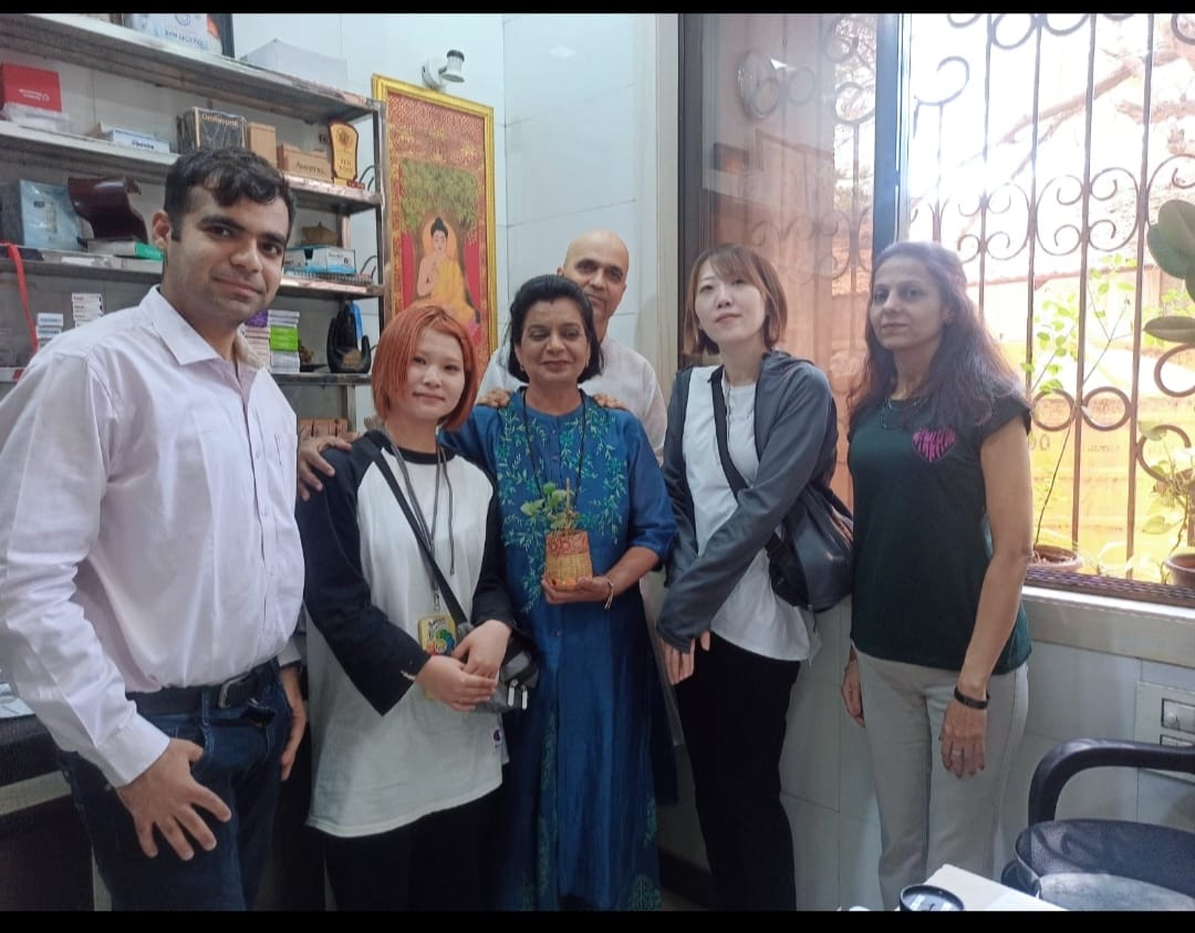 Japanese Social Workers Visited at Ashtang Yog & Naturothy Research Foundation