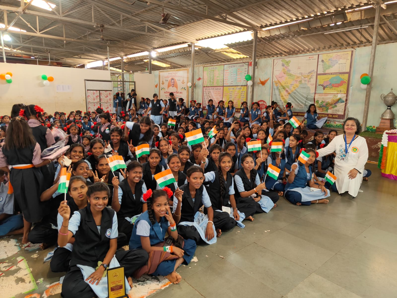 Smiles and Support to Murbad’s Students