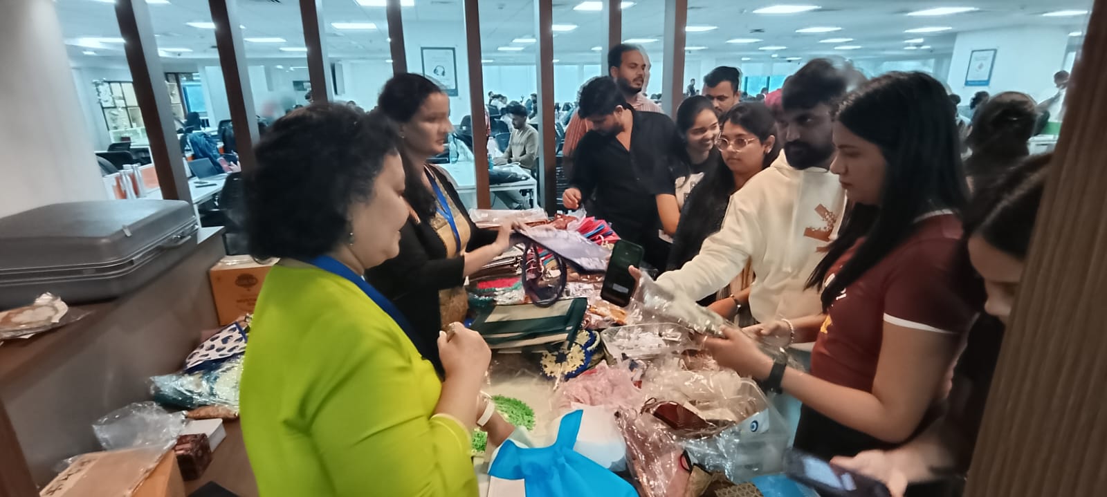 Mindgate Solutions Pvt. Ltd organized NGO Exhibition on Occasion of Raksha Bandhan