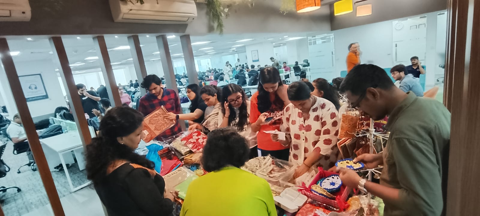Mindgate Solutions Pvt. Ltd organized NGO Exhibition on Occasion of Raksha Bandhan