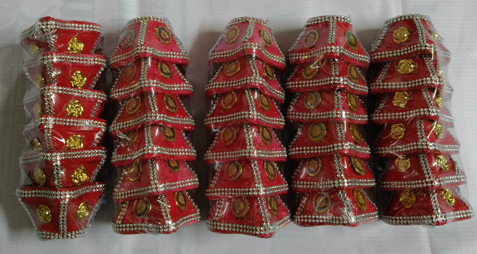 Decorative Clay Diyas Set