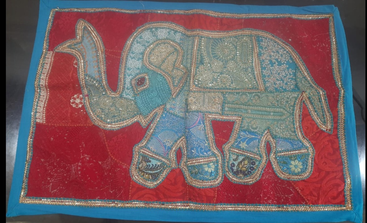 Handicraft Embroidery & Beaded Wall Hanging