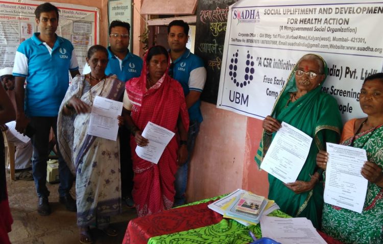 CSR Initiative By UBM (India)Pvt.Ltd.-Full Body Early Detection of Cancer Screening For Tribal People at Khutal, Murbad Taluka