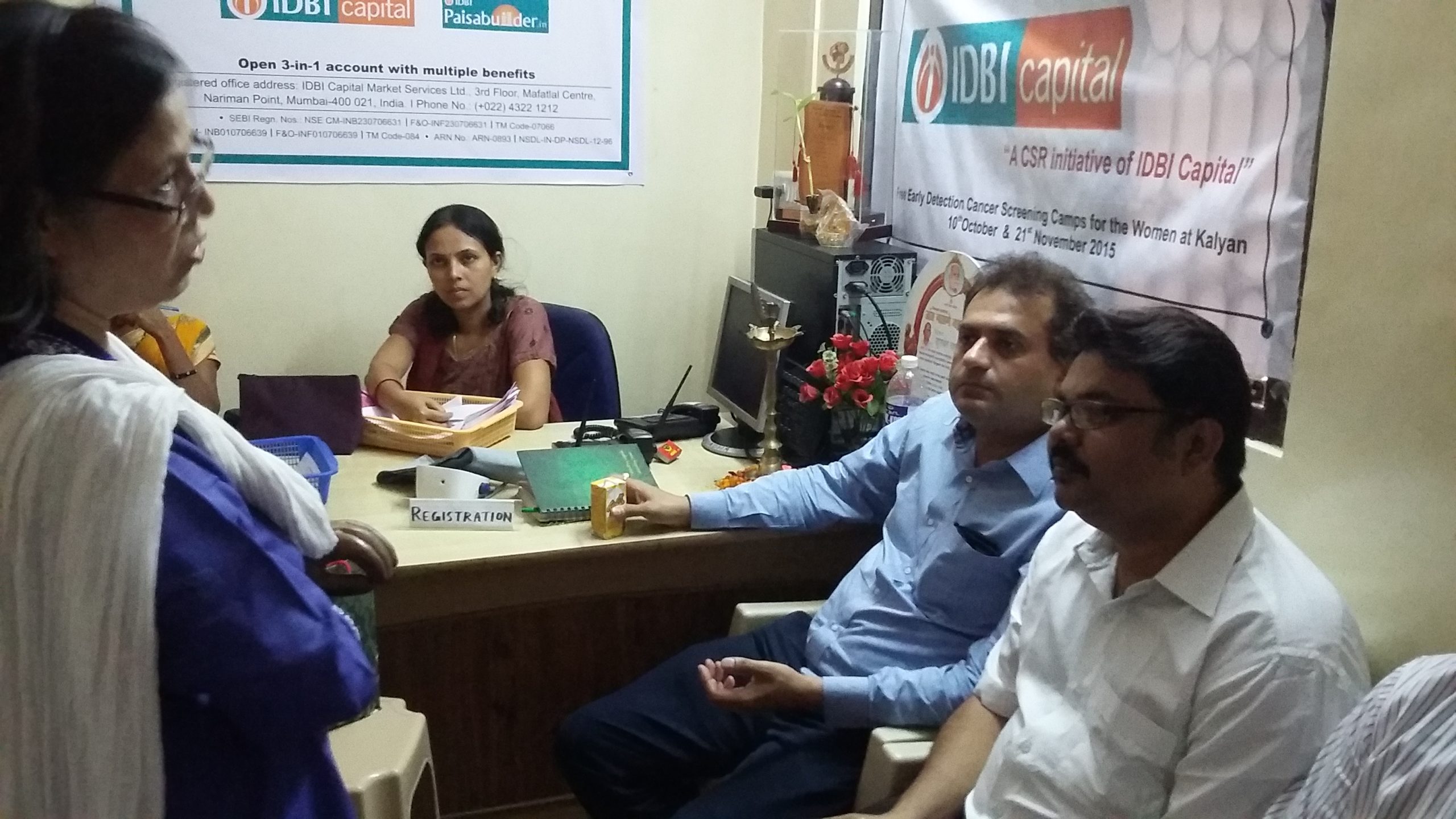 CSR Initiative By IDBI Capital- 1st Free Early Detection Of Cancer Screening Camp