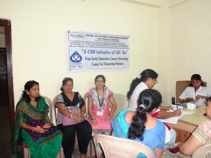 CSR Initiative By GIC Re- 2 Early Detection Cancer Screening Camps