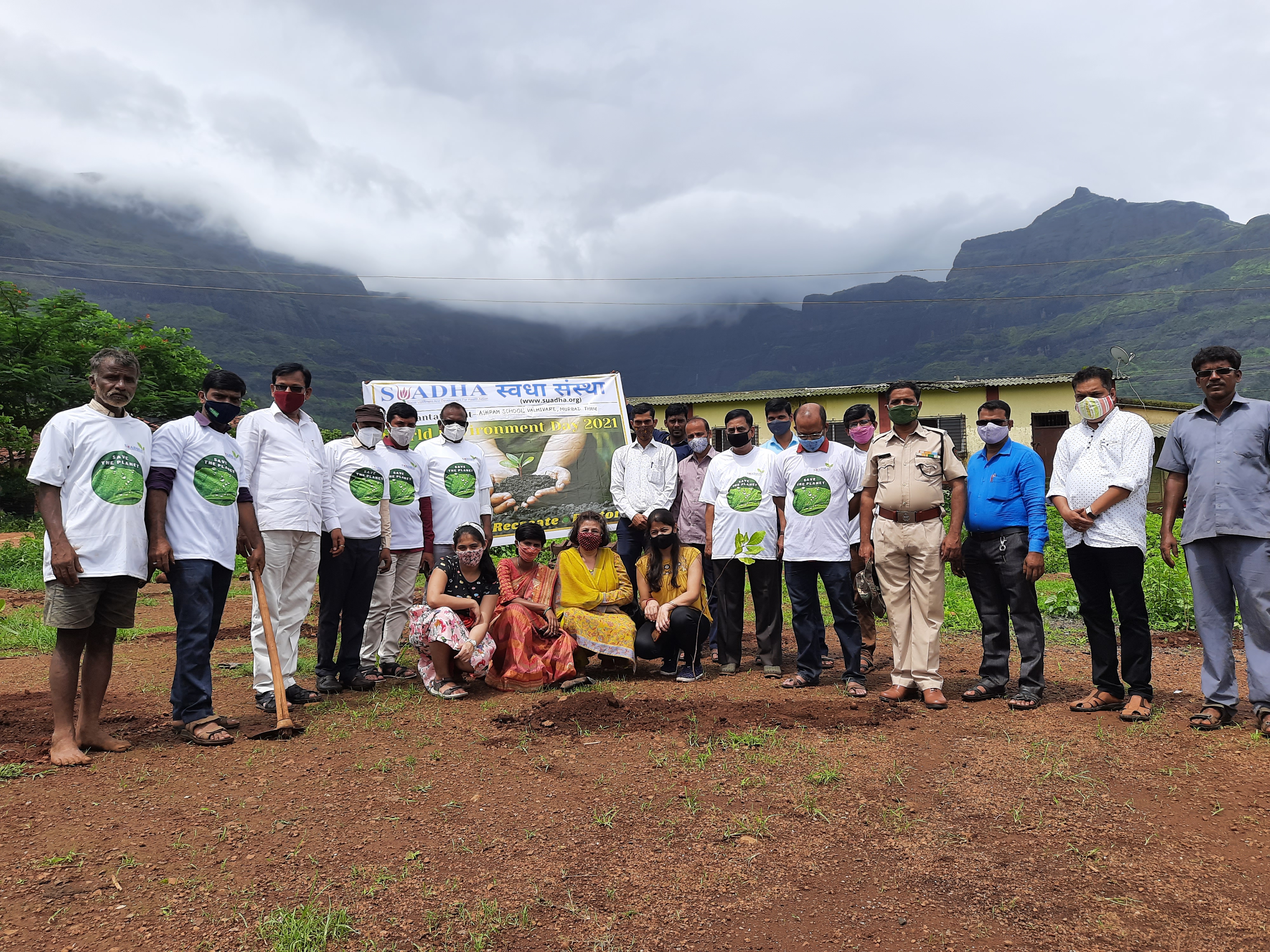 Part -1, Plantation Drive on 19th June 2021 at Valivare Village, Murbad