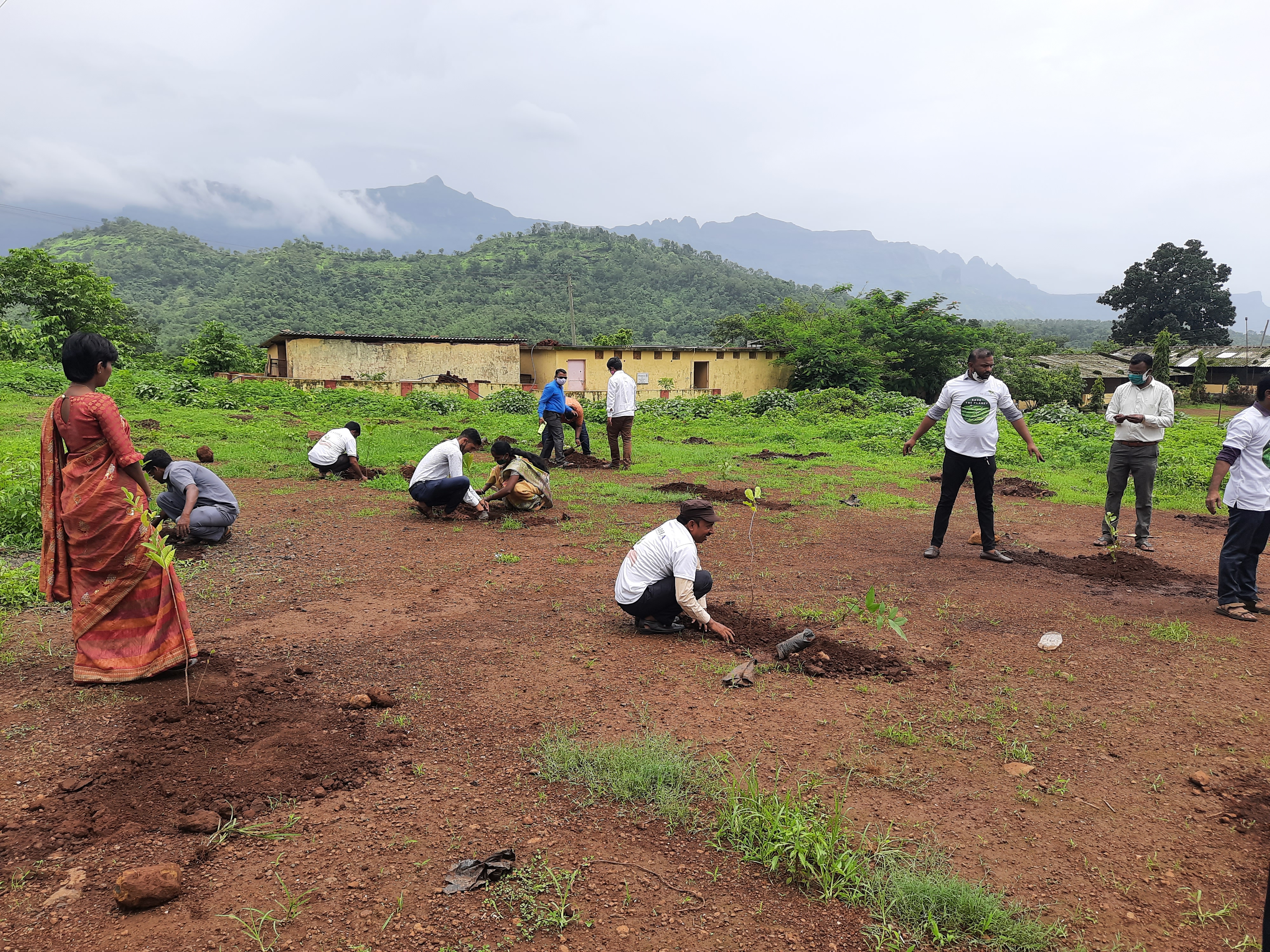 Part -1, Plantation Drive on 19th June 2021 at Valivare Village, Murbad