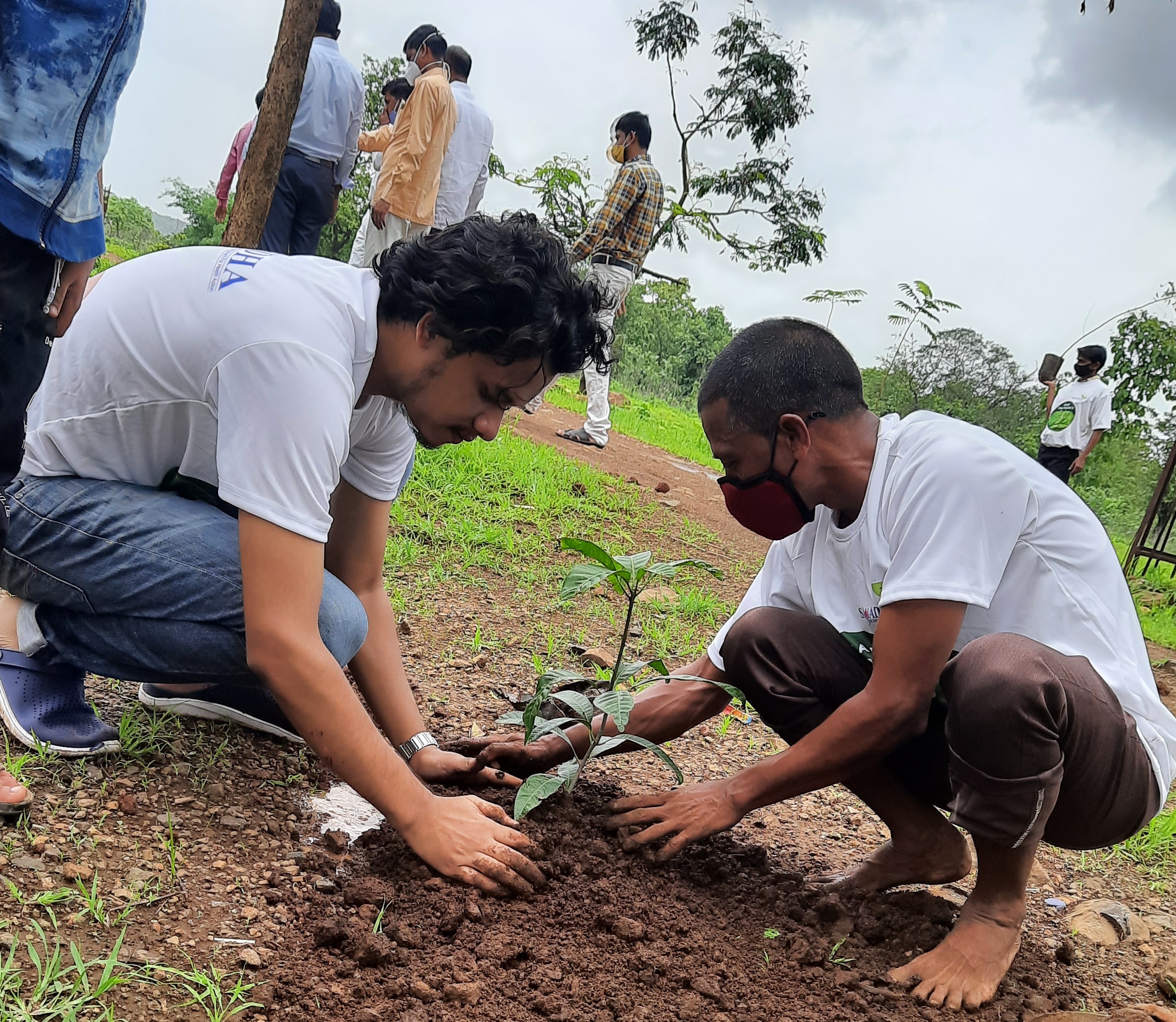 Part -2 , Plantation Drive on  23rd June 2021 at Zapwadi Village, Murbad