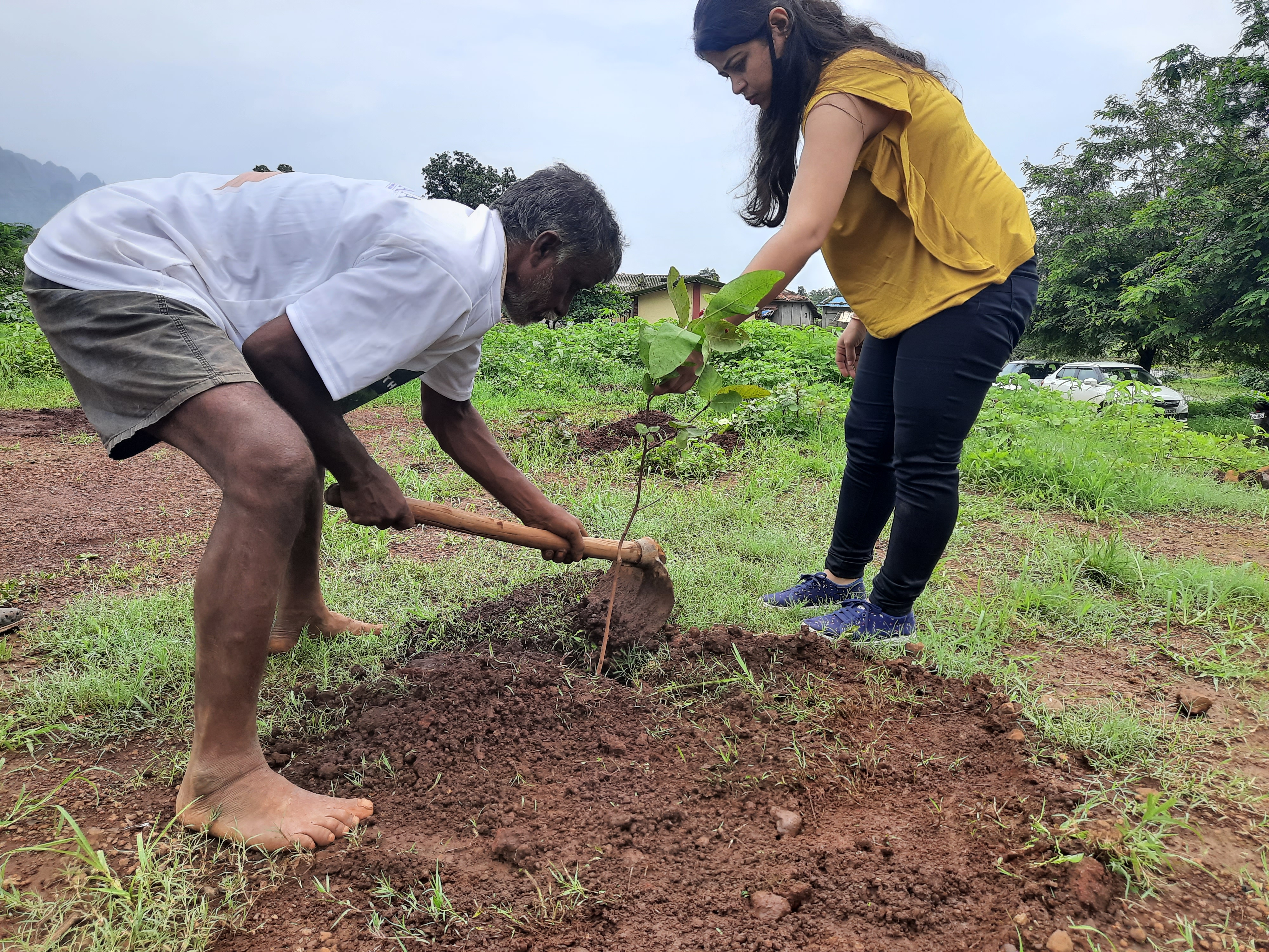 Part -1, Plantation Drive on 19th June 2021 at Valivare Village, Murbad