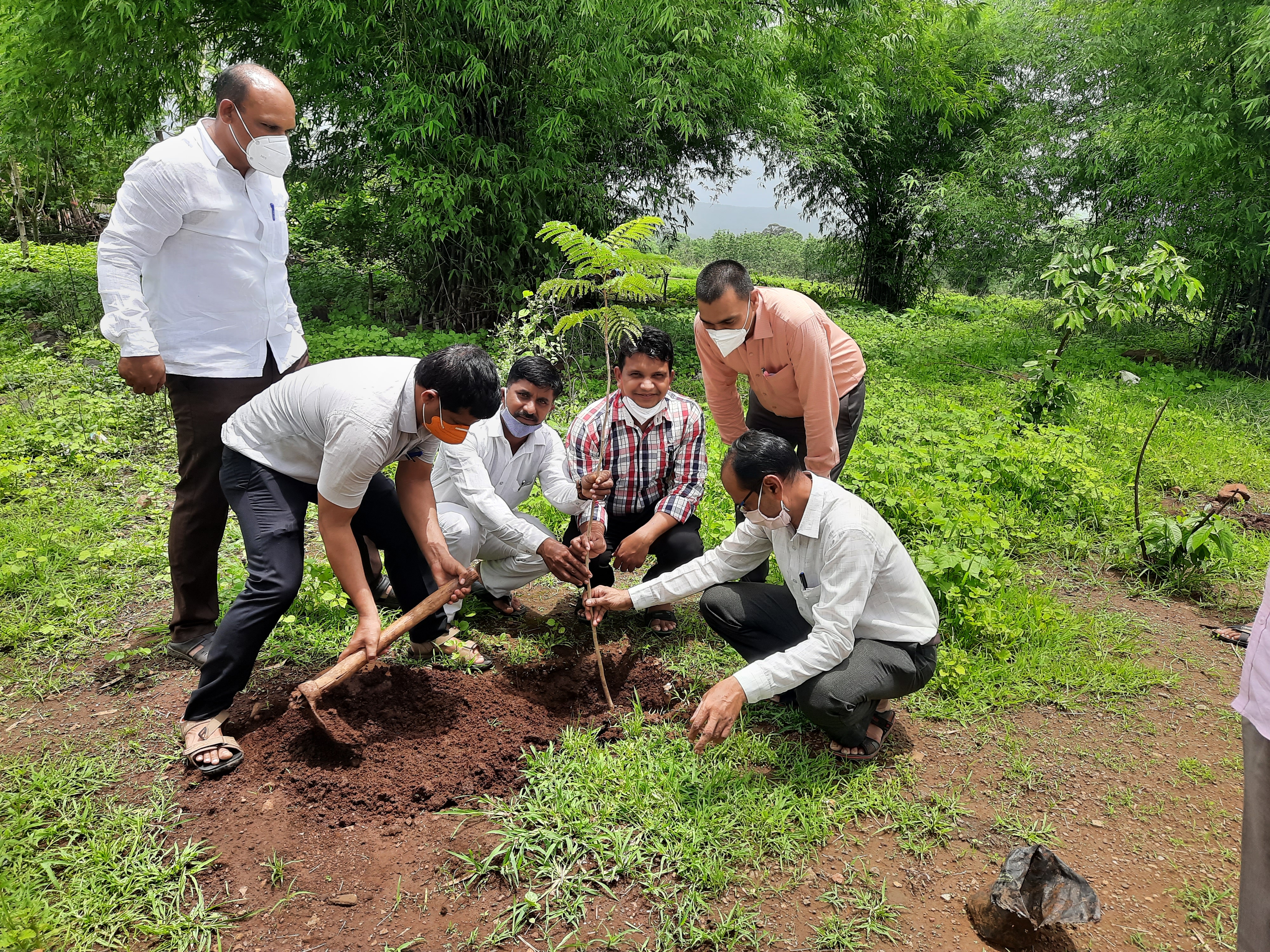 Part -2 , Plantation Drive on  23rd June 2021 at Zapwadi Village, Murbad