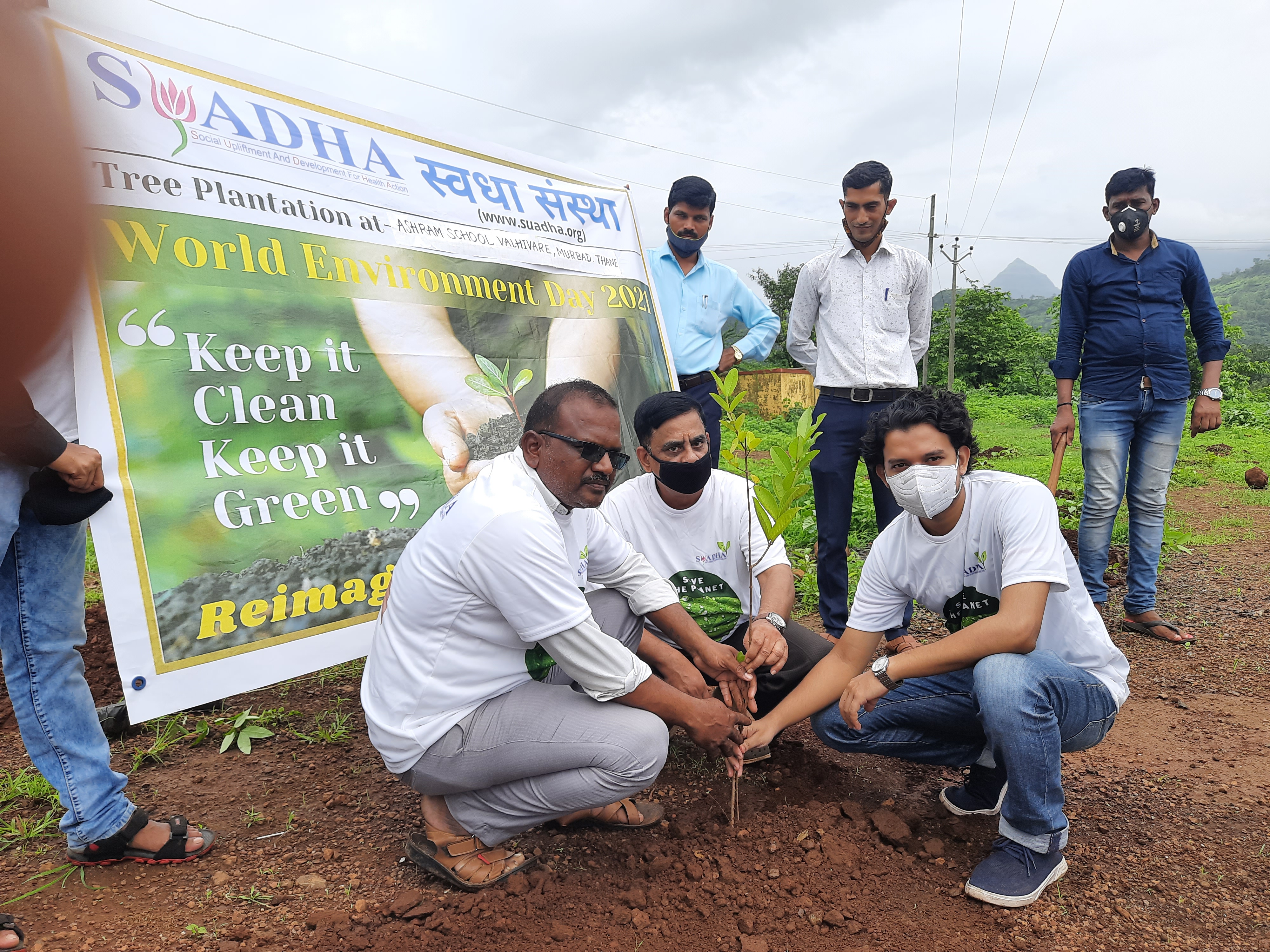 Part -1, Plantation Drive on 19th June 2021 at Valivare Village, Murbad