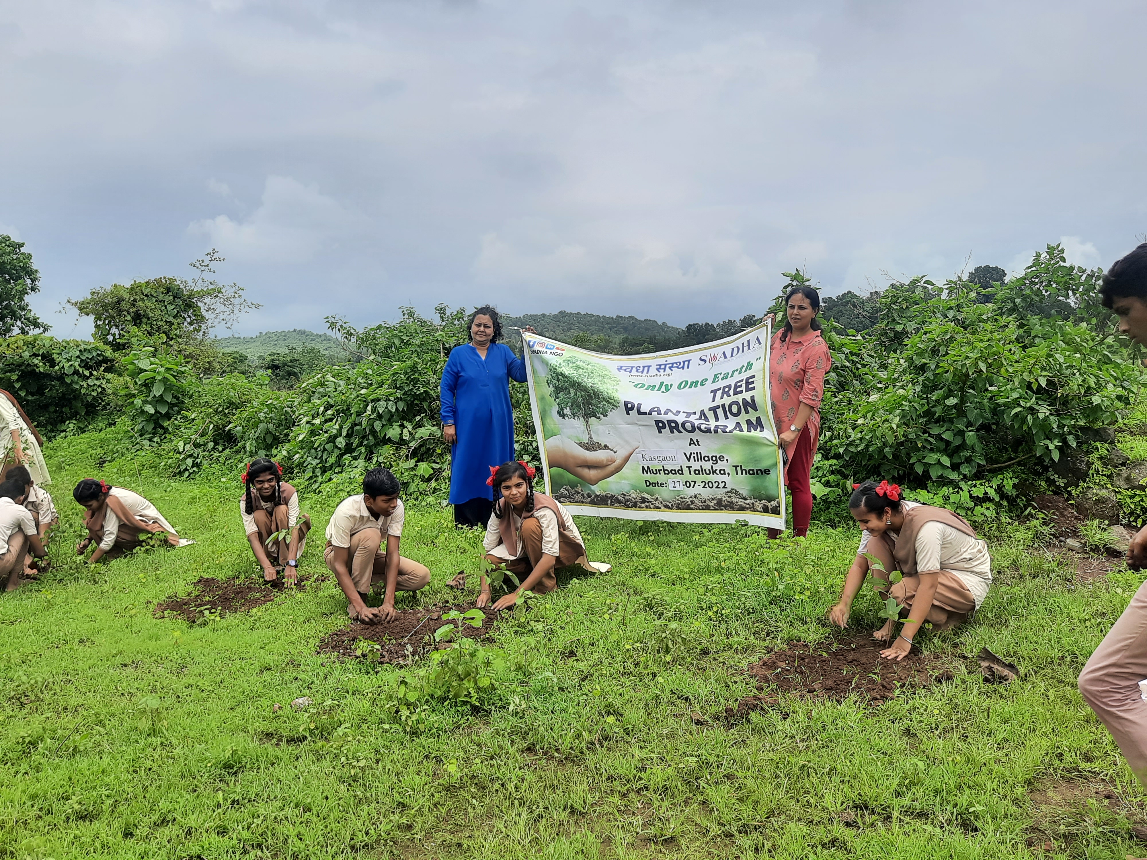 Part - 6, Plantation Drive on 11th July 2023 at Bandalpada Village, Murbad