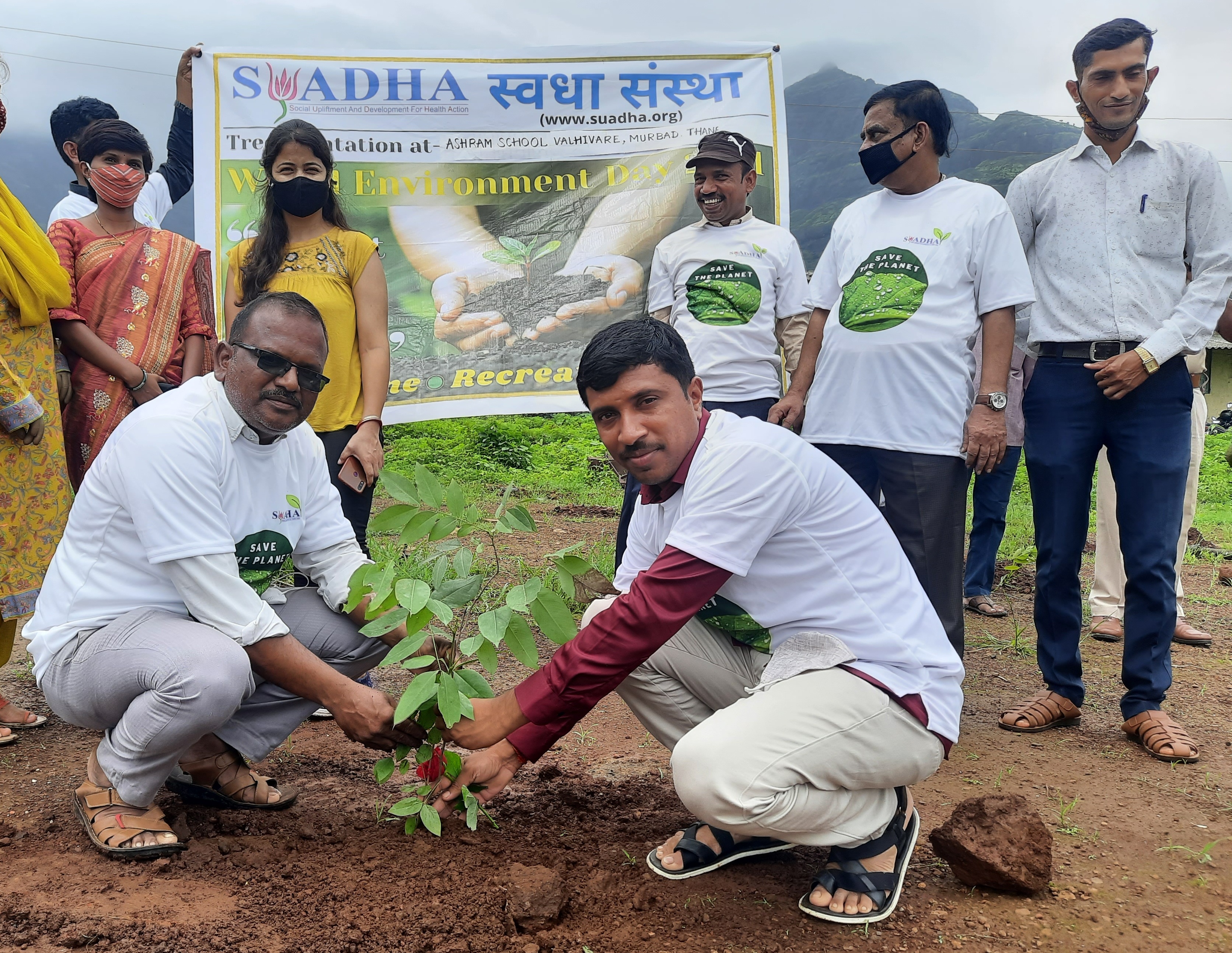 Part -1, Plantation Drive on 19th June 2021 at Valivare Village, Murbad