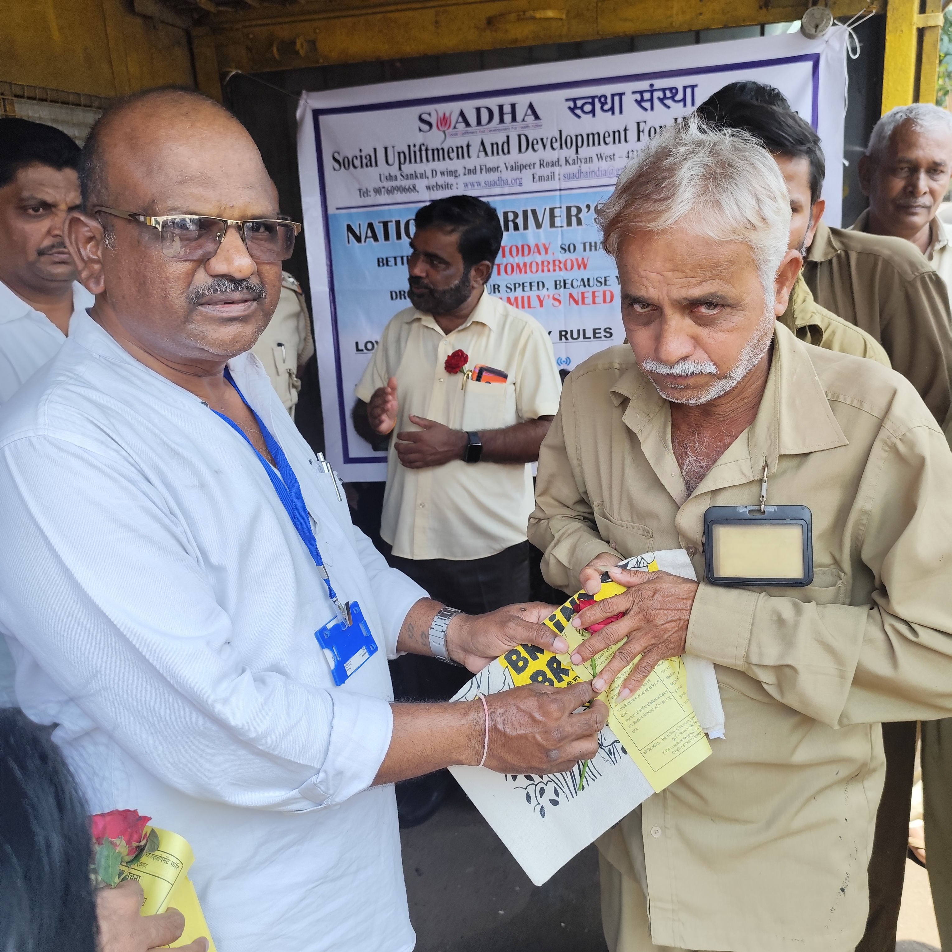 Driver's Day Celebration 2024 by SUADHA NGO Driver's Day Celebration